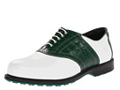 Allen-Edmonds - Muirfield Village (White Grain Leather/Green Croc Print) - Footwear