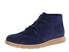 Cole Haan - Lunargrand Chukka (Blazer Blue Waterproof Suede/Malachite)