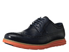 Cole Haan - Lunargrand Long Wingtip (Blazer Blue/Carotene)