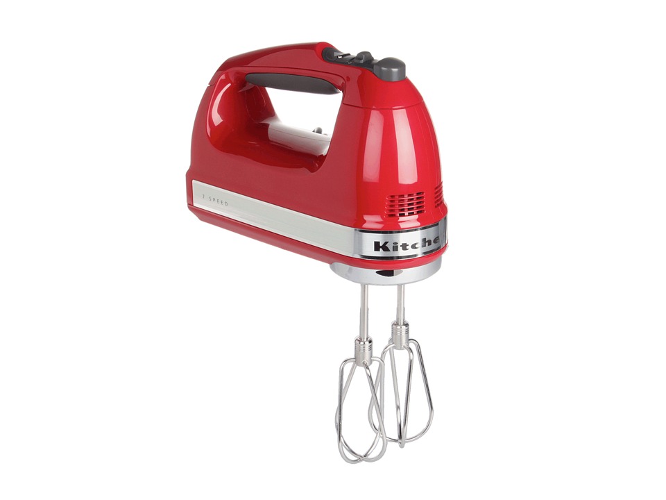 KitchenAid KHM7210 7-Speed Hand Mixer (Empire Red) Appliances Cookware