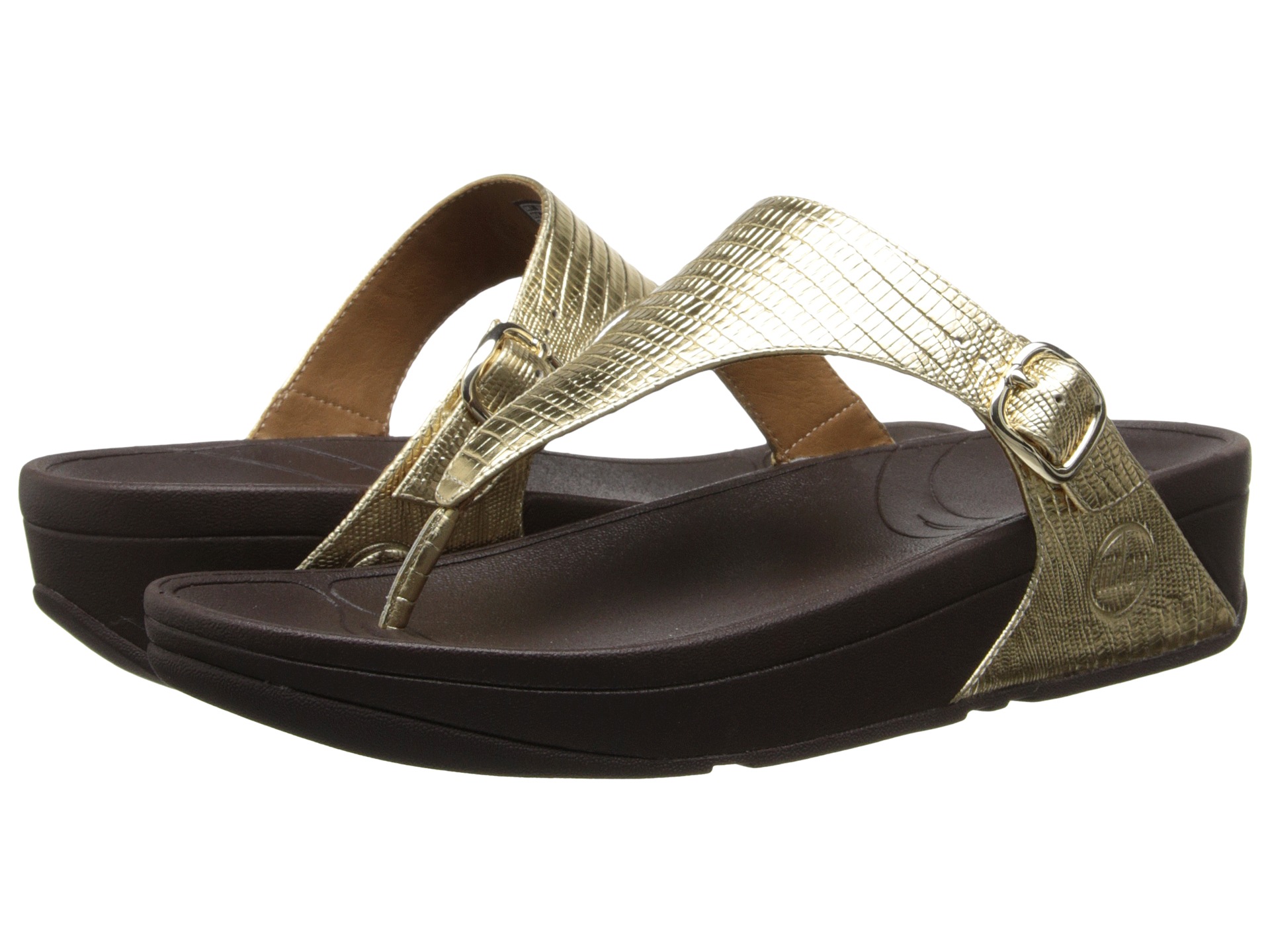 FitFlop The Skinnyâ„¢ Gold - Zappos Free Shipping BOTH Ways