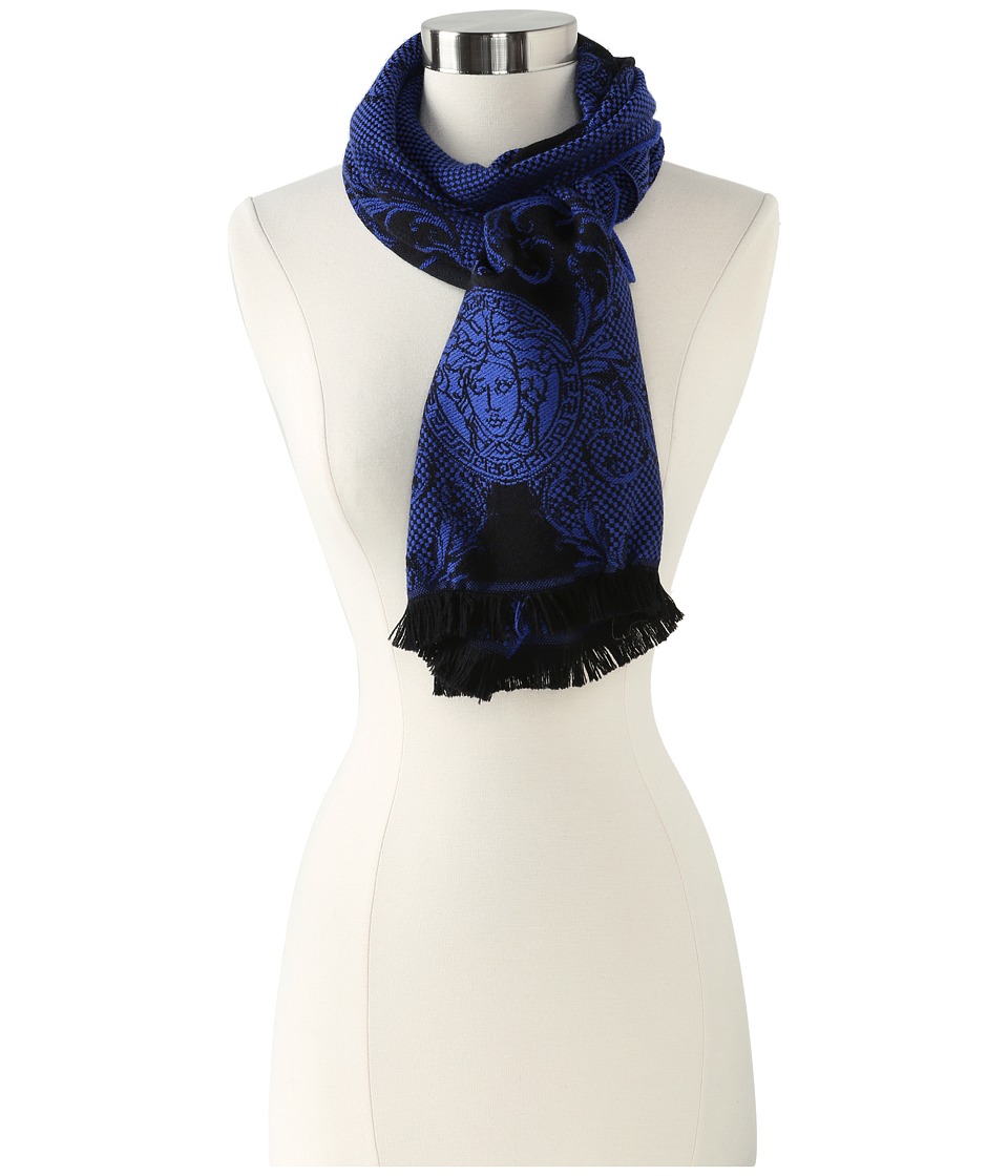 Versace Calogera Shawl (Blue) Scarves