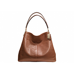 COACH Madison Leather Small Phoebe Shoulder Bag