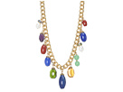 LAUREN Ralph Lauren - 18 Chain w/Large Multi Bead Charm Necklace (Gold/Multi)