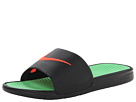 Nike - Benassi Solarsoft Slide (Black/Neo Lime/Total Crimson)