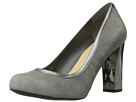 Cole Haan - Edie High Party Pump (Ironstone Suede/Armor Metallic)