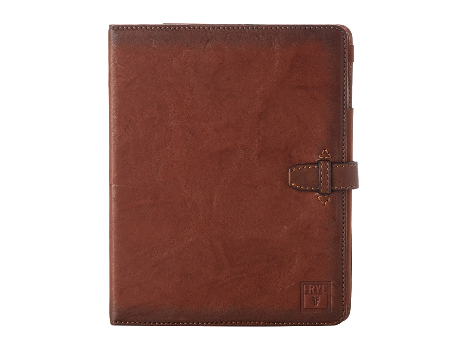 Frye Cameron iPad Case (Cognac Antique Soft Vintage) Wallet