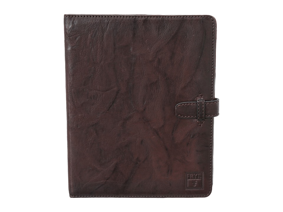 Frye Cameron iPad Case (Dark Brown Antique Soft Vintage) Wallet