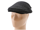 LAUREN Ralph Lauren - Birdseye Driving Cap (Black/Charcoal)