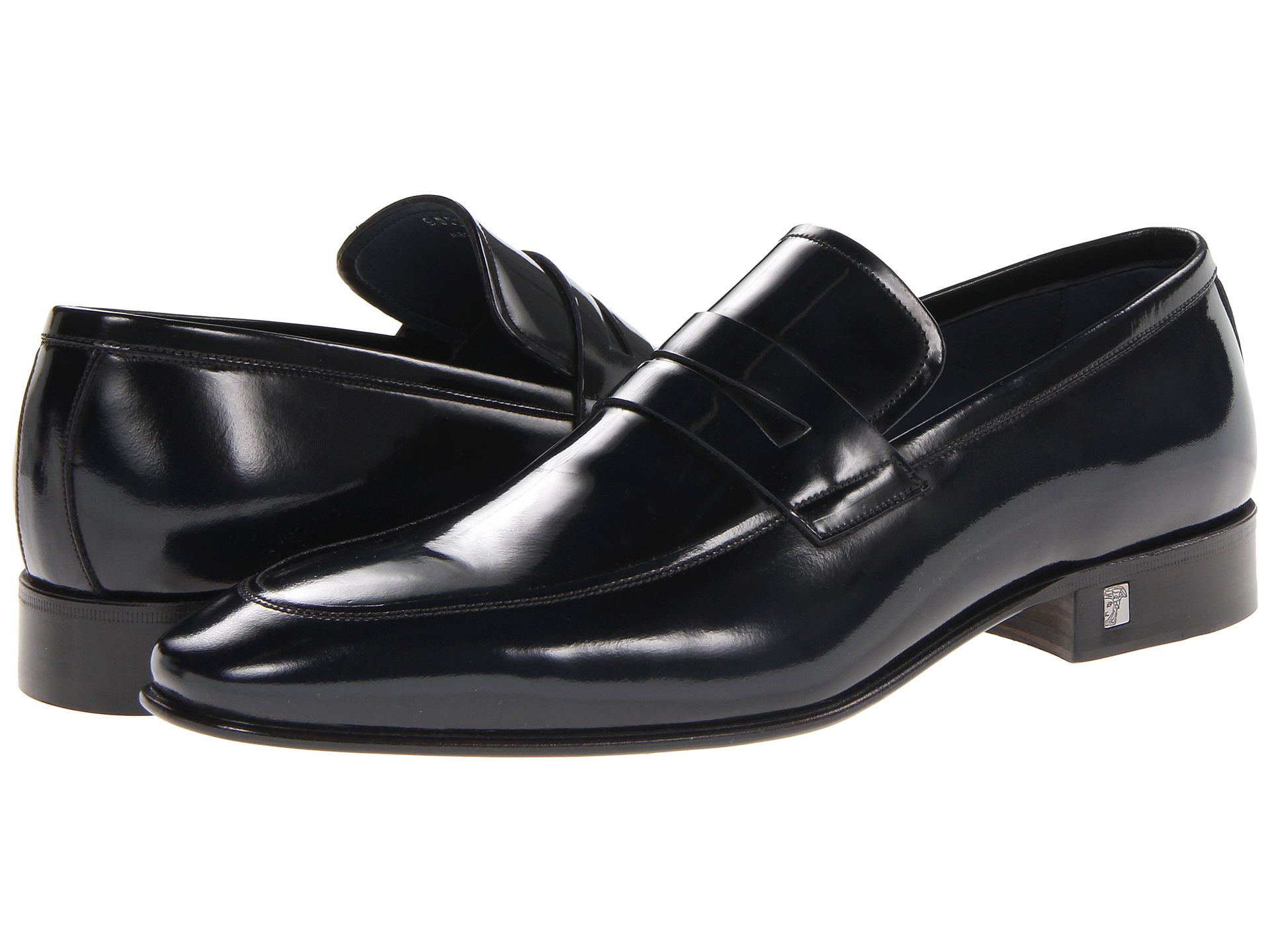 Versace Collection Patent Penny Loafer | Shipped Free at Zappos