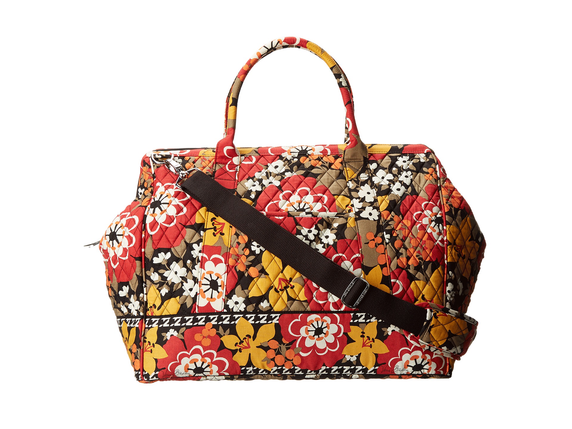 vera bradley luggage frame travel bag