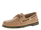 Sperry Top-Sider - A/O 2-Eye Camo Sole (Oatmeal/Army Green)