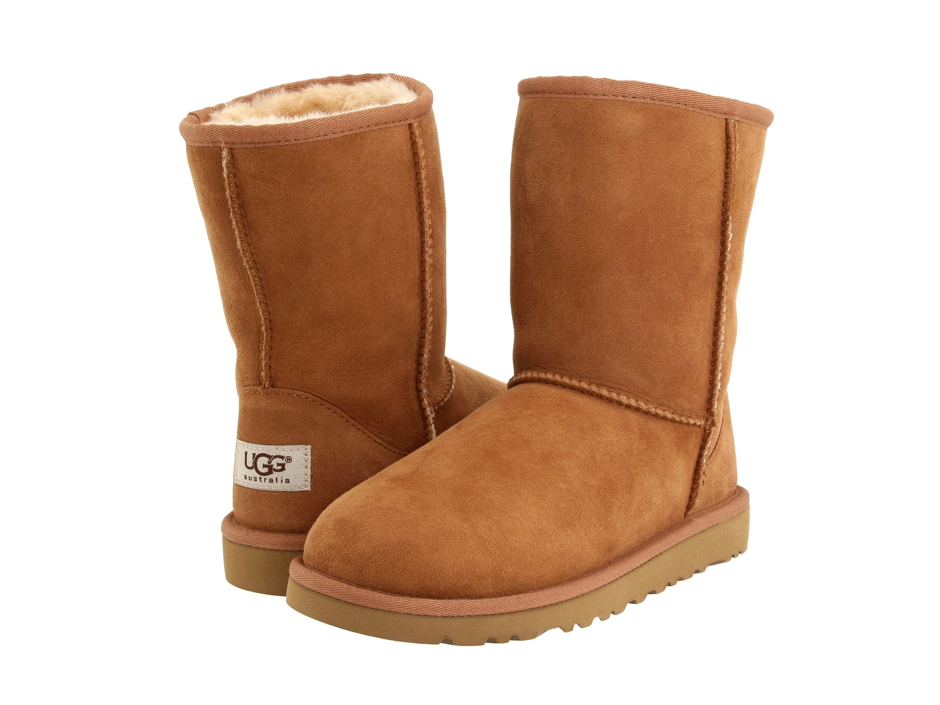 UGG Kids Classic (Little KidBig Kid) Chestnut - Zappos Free ...