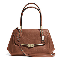 COACH Madison Small Leather Madeline East/West Satchel