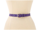Cole Haan - Enamel Hardware Belt (Purple Reign)