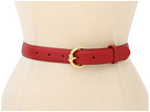 LAUREN Ralph Lauren - 1 Faux Stingray Belt w/ Equestrian Buckle (Vermillion)