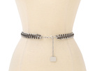 LAUREN Ralph Lauren - 1/2 Chain Laced With Patent Belt (Silver)