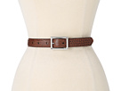 LAUREN Ralph Lauren - 1 Faux Croc To Patent Reversible w/ Trench Buckle (Lauren Tan/Black)