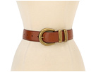 LAUREN Ralph Lauren - 1 5/8 Jeans Belt w/ Double Metal Keeper (Tan)