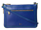 LAUREN Ralph Lauren - Tate E/W Flat Crossbody (Heritage Royal/Emerald)