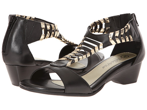 Click to View - Size & Price Info Bella-Vita - Padma (Black) - Footwear, womens wide width sandal