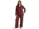 LAUREN Ralph Lauren - Plus Size Town and Country L/S Classic Notch Collar PJ Set (Bleecker Plaid)