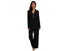 LAUREN Ralph Lauren - Hartford Lounge L/S Shawl Collar Lounge PJ Set (Black)
