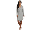 LAUREN Ralph Lauren - Hartford Lounge L/S Shawl Collar Short Lounger (Grey Heather)