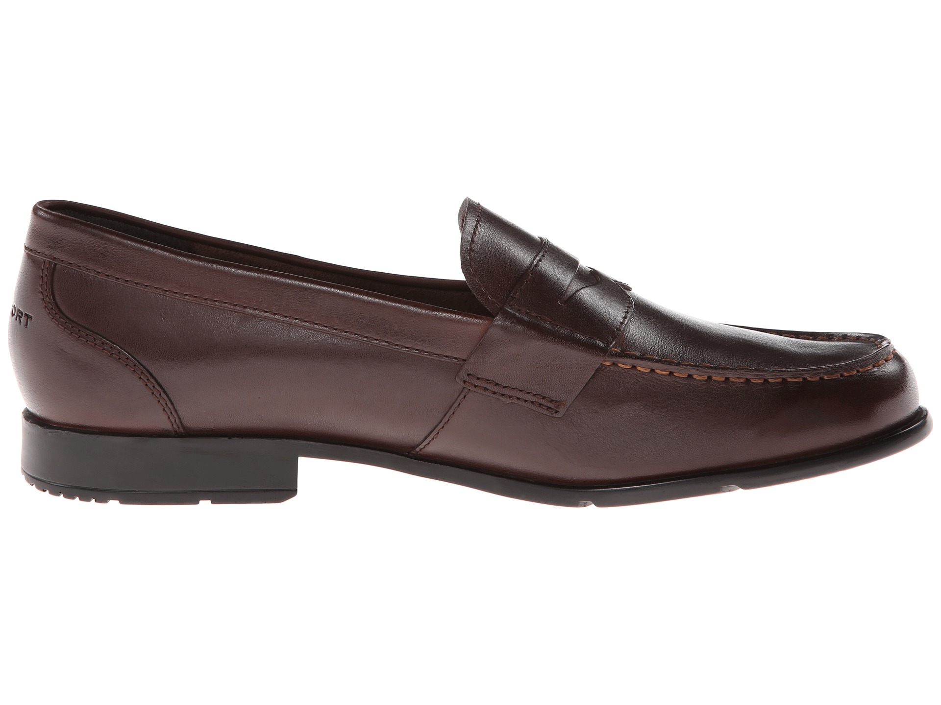 Rockport Classic Loafer Lite Penny Coach Brown - Zappos Free ...