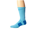 Nike - Nike Elite Basketball Crew 1-Pair Pack (Polarized Blue/Military Blue)