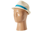 LAUREN Ralph Lauren - Jaipur Linen Fedora (Natural/Nilgiri Turquoise)