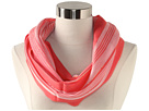 Sperry Top-Sider - Striped Lurex Infinity Scarf (Georgia Peach/Gold)