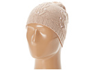 Sperry Top-Sider - Cable Knit Sequin Beanie w/ Pom (Rose Smoke)