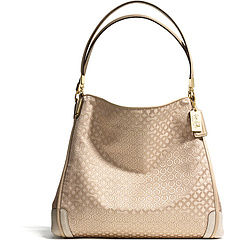 COACH Madison Op Art Pearlescent Small Phoebe