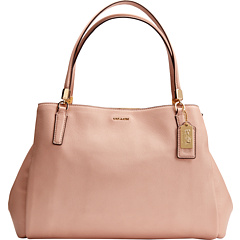 COACH Madison Leather Carryall Light Gold/Peach Rose