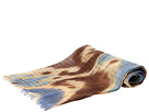 LAUREN Ralph Lauren - Washed Ikat Scarf (Denim)