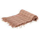 LAUREN Ralph Lauren - Oversized Tonal Plaid (Country Brown)