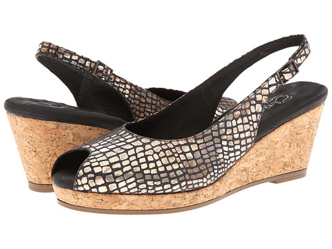 Click to View - Size & Price Info Walking Cradles - Amore (Black Croc Print) - Footwear, wide width womens sandals, wide fitting sandal, cute, WW