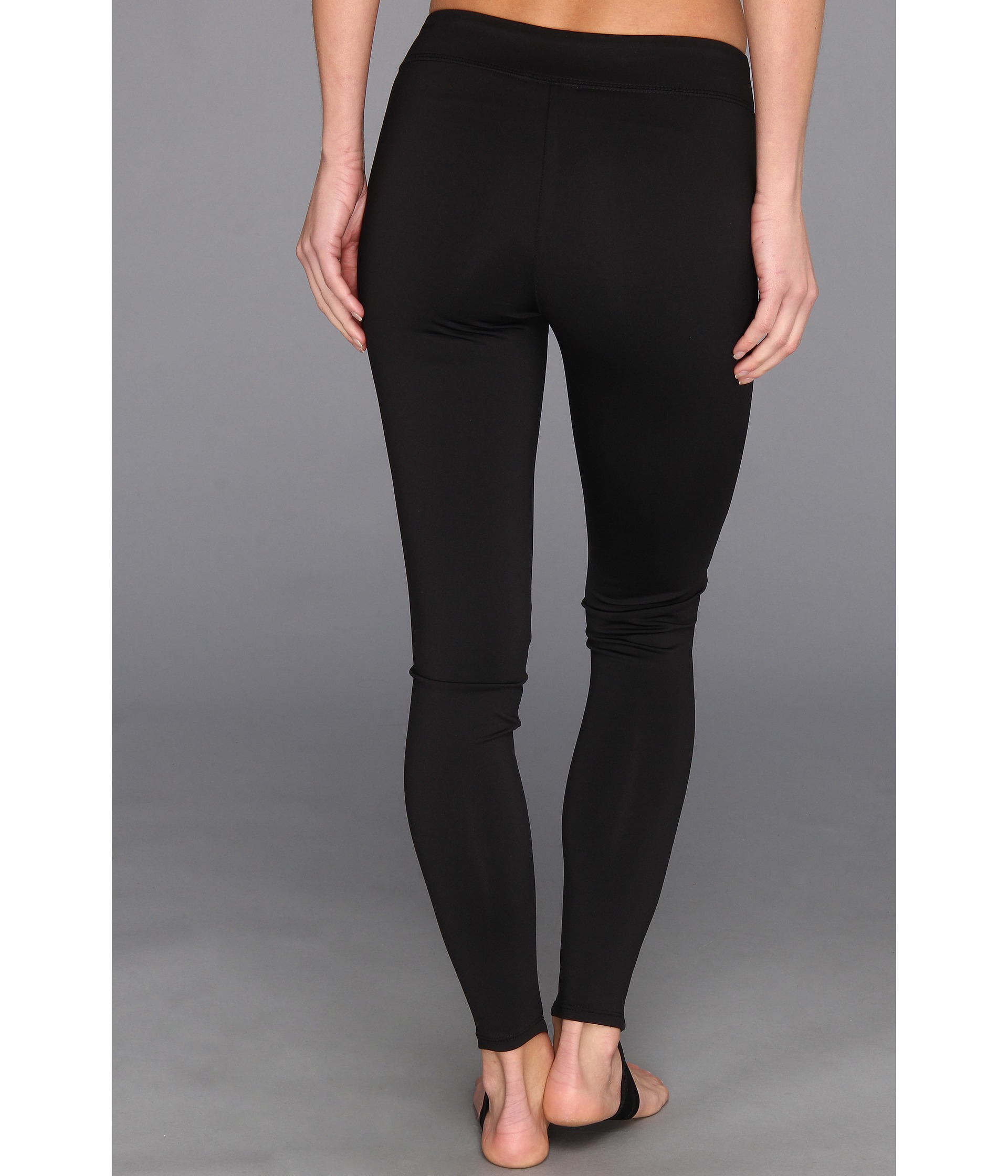 Pink Lotus Heelless Yoga Tight Black | Shipped Free at Zappos