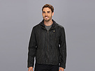 Cole Haan - Perforated Lambskin Moto Jacket (Steel) - Apparel