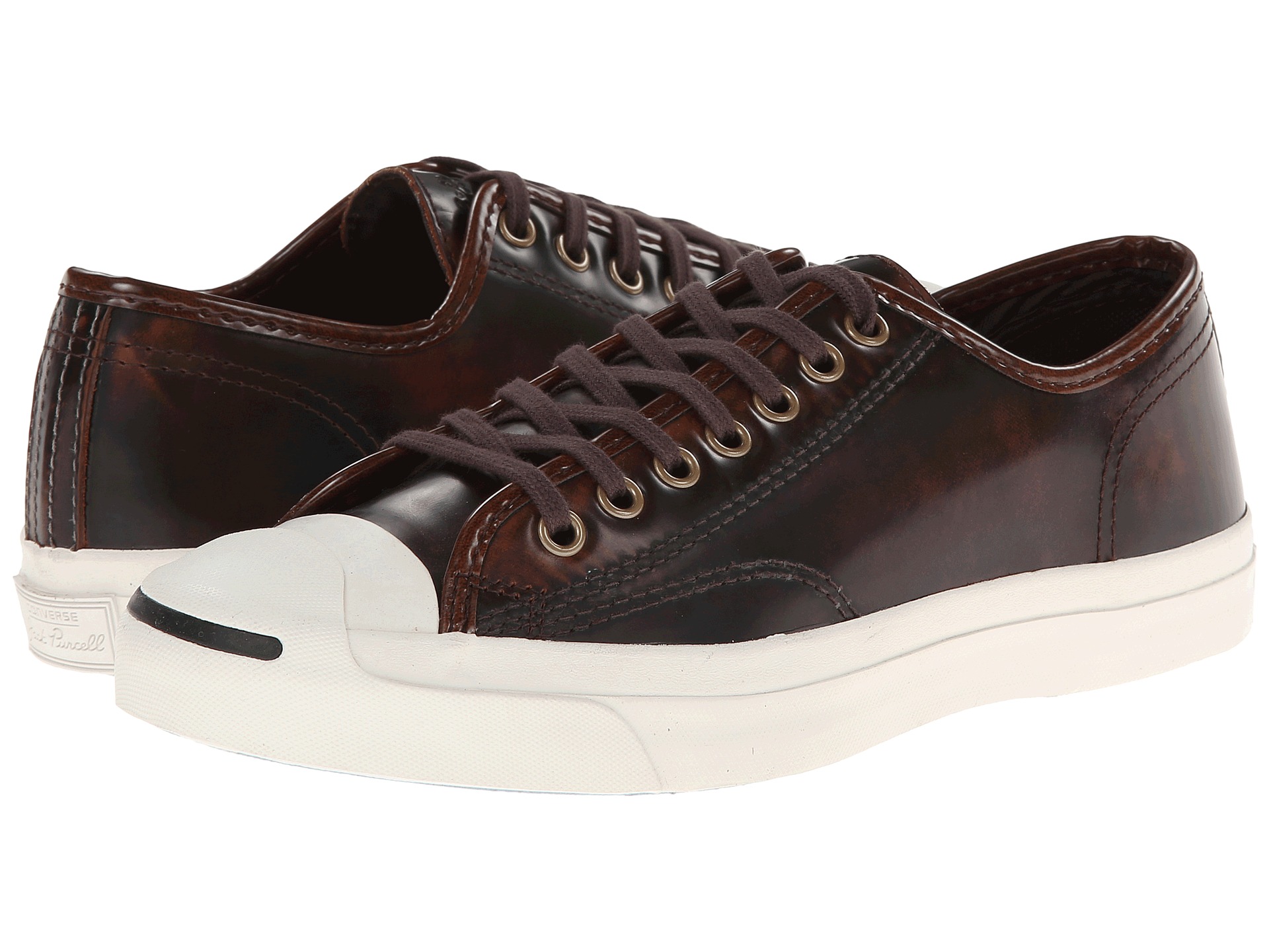 Converse Jack Purcell Box Leather Jack Auburn Egret | Shipped Free at ...