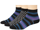 Cole Haan - Stripe and Diamond Anklet 3-Pack (Assorted 3) - Footwear