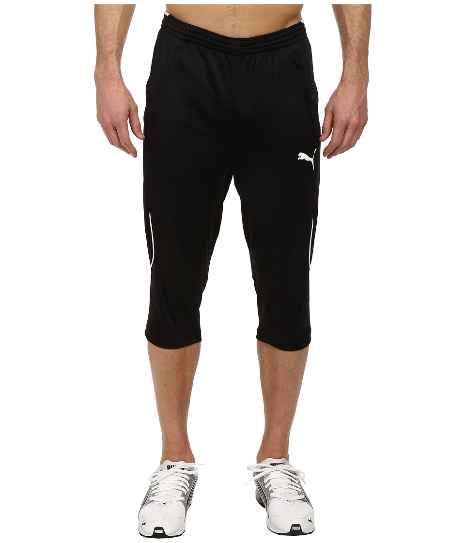 PUMA 3/4 Training Pant (Black/White) Men