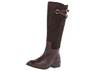 LAUREN Ralph Lauren - Maren Wide Calf (Dark Brown/Brown)