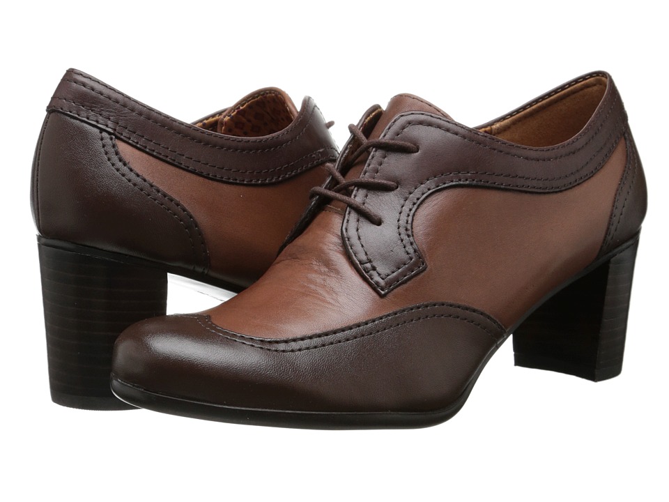 Zappos Clarks - Ashland Scurry (Brown Leather) Women's Shoes ...