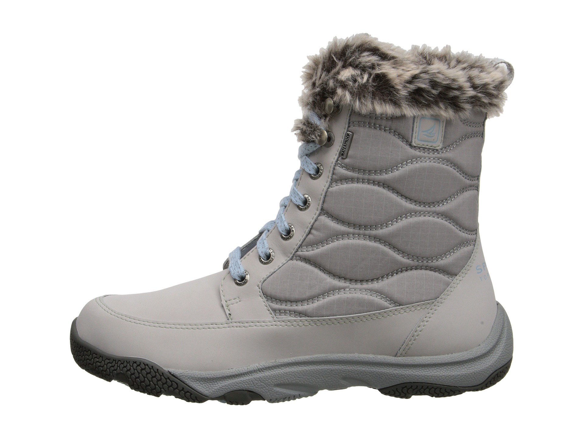 Sperry Top Sider Winter Cove Boot Light Grey | Shipped Free at Zappos