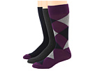 Cole Haan - Clean Modern Argyle 3 Pack (Purple Reign) - Footwear
