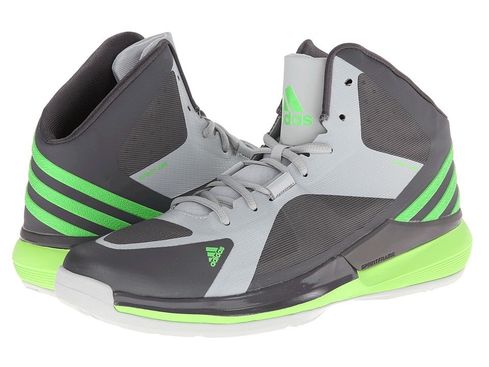 ... Crazy Strike (GraniteSolar GreenClear Grey) Men's Basketball Shoes