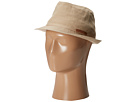 Sperry Top-Sider - Salt Washed Packable Canvas Fedora (Candied Ginger) - Hats