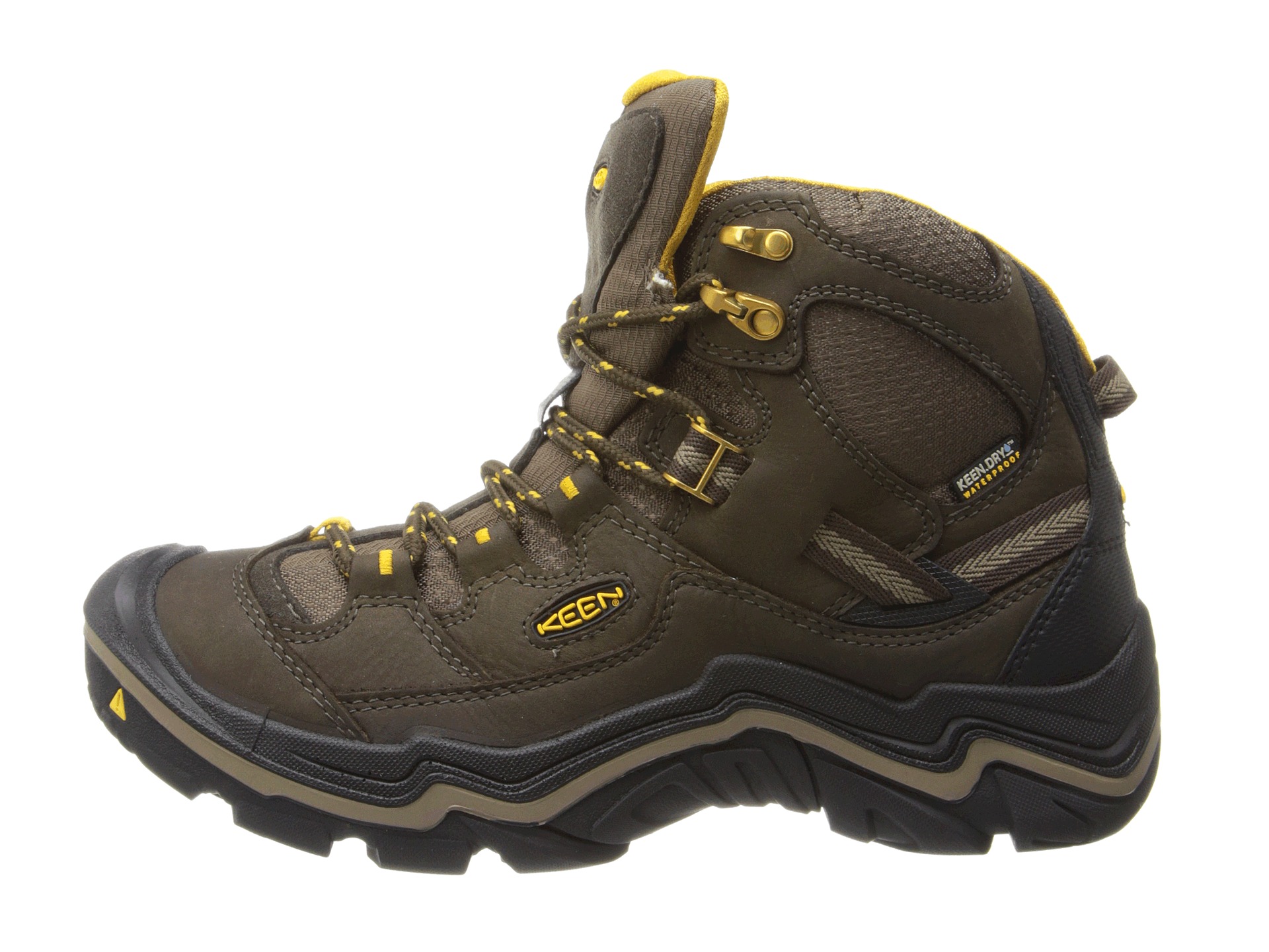 Keen Durand Mid WP Cascade BrownTawny Olive - Zappos Free ...